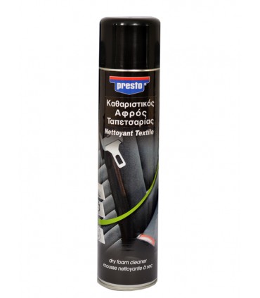 Presto Σπρέι Καθαριστικός Αφρός Ταπετσαρίας 600ml