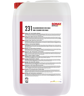 Sonax Profiline 231 Καθαριστικό Ζαντών  Red Max  25L