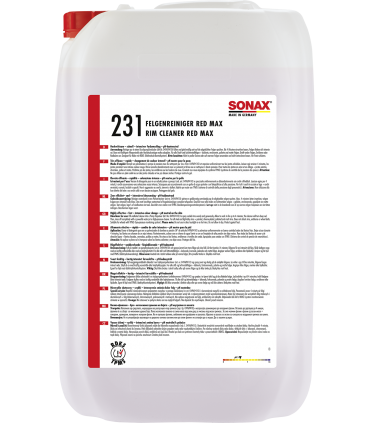 Sonax Profiline 231 Καθαριστικό Ζαντών  Red Max  25L
