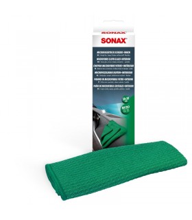 Sonax Πανί Μικροϊνών για τα Τζάμια & Εσωτερικό Πράσινο 38Χ38 εκ