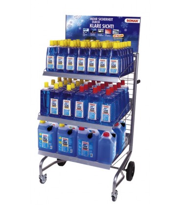 Εκθέτης προιόντων με ρόδες μεγάλος